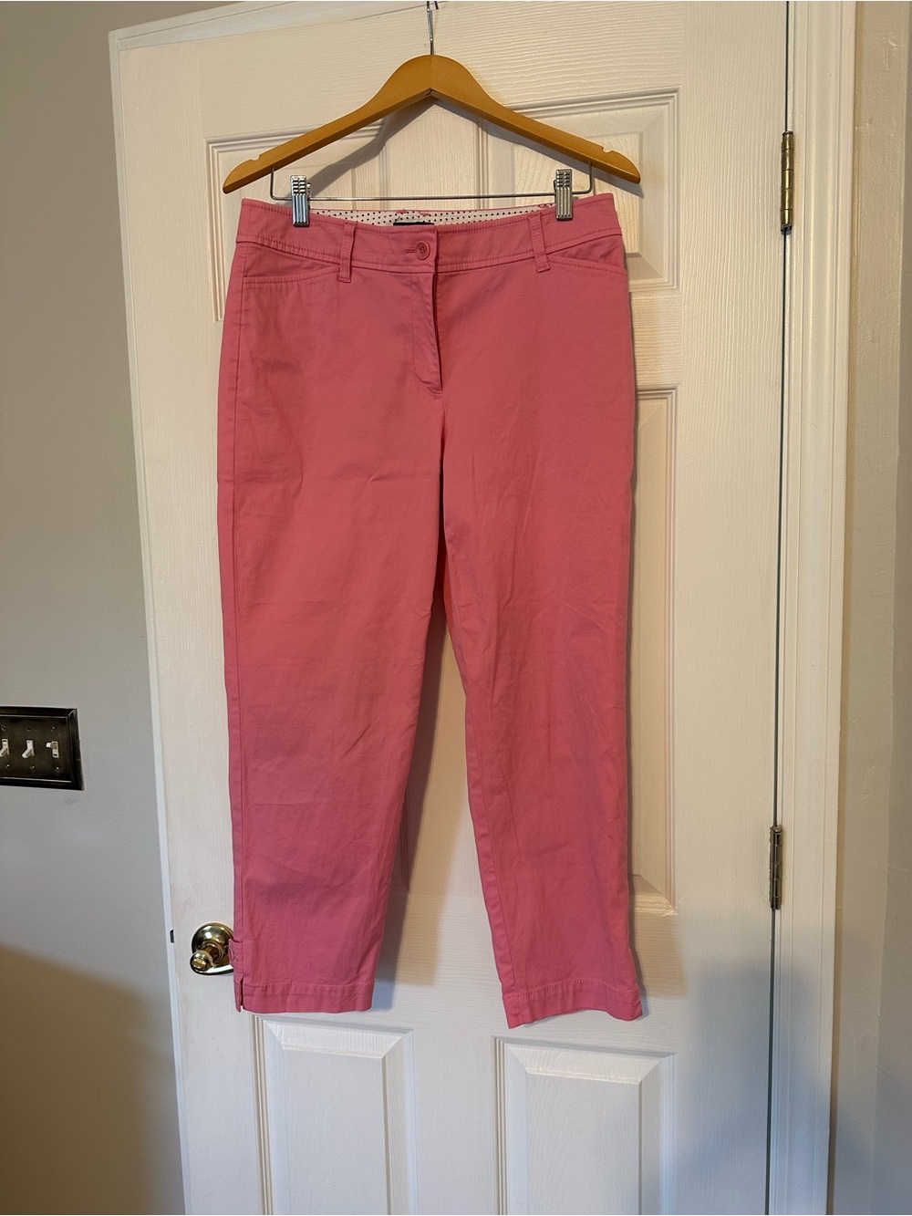 Talbots Pink cropped Pants